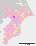 Yotsukaido in Chiba Prefecture Ja